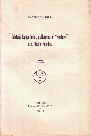 MATERIA LEGGENDARIA E GIULLARESCA NEL CANTARE DI SAN GIUSTO PALADINO …