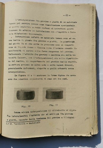 MATERIALI lezioni esercizi Pietro Vacchelli - Libreria Editrice Politecnica 1948