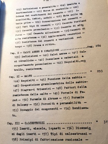 MATERIALI lezioni esercizi Pietro Vacchelli - Libreria Editrice Politecnica 1948