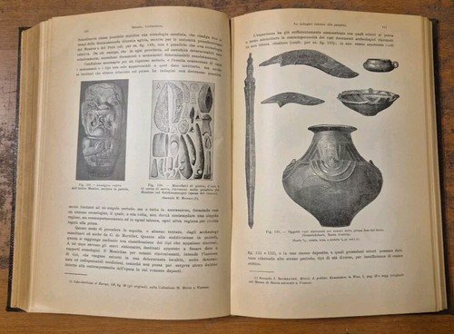 Maurizio Hoernes UOMO STORIA NATURALE E PREISTORIA volume I 1912 …