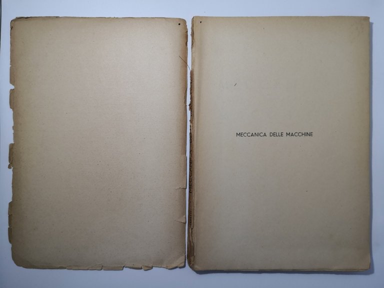 MECCANICA DELLE MACCHINE Volume II di Pericle Ferretti 1947 Pironti …