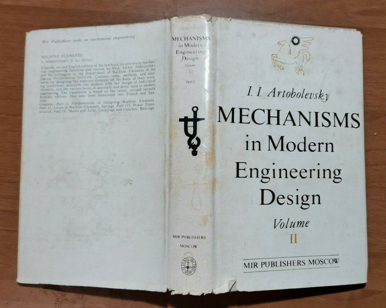 MECHANISM IN MODERN ENGINEERING DESIGN volume II di Artobolevsky 1976 …