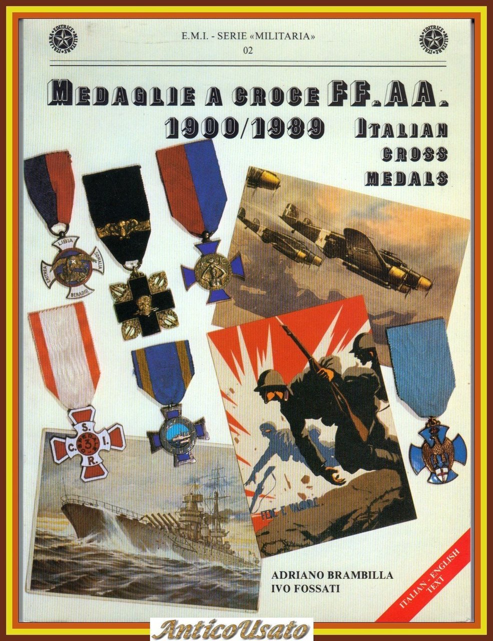 MEDAGLIE A CROCE FF AA 1900 1989 ITALIAN CROSS MEDALS … | Immagine principale