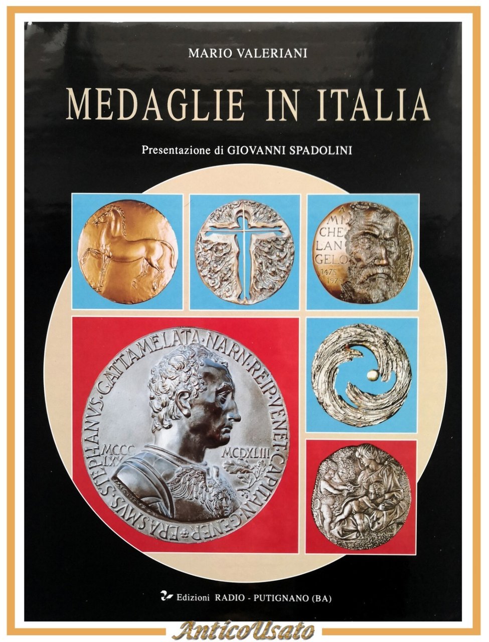 MEDAGLIE IN ITALIA di Mario Valeriani 1993 Edizioni Radio libro …