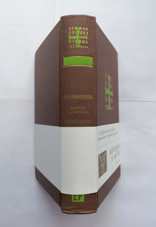 MEDITAZIONI SU MATTEO di Richard Gutzwiller 1970 Edizioni Paoline Libro …