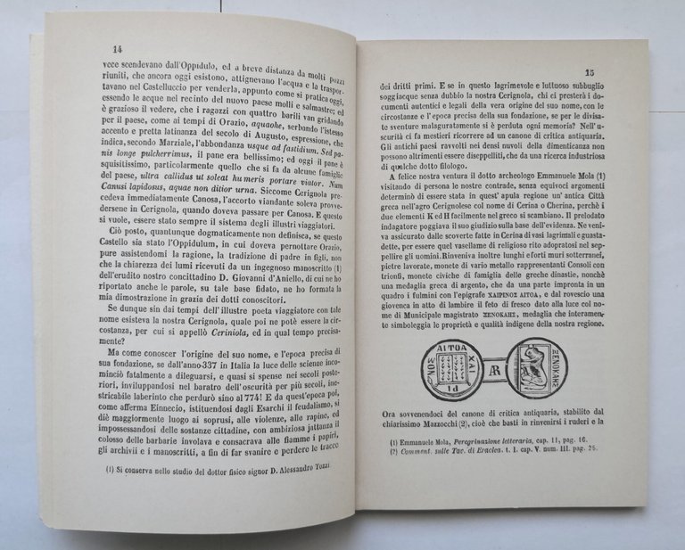 MEMORIE FILOLOGICHE SULL'ANTICHITÀ DELLA CHIESA DI CERIGNOLA L Conte 1991 …
