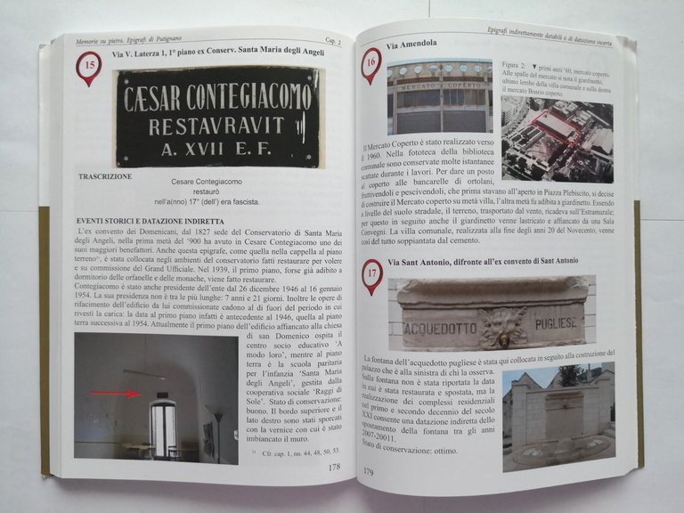 MEMORIE SU PIETRA EPIGRAFI DI PUTIGNANO Maria Francesca Dalena 2016 …