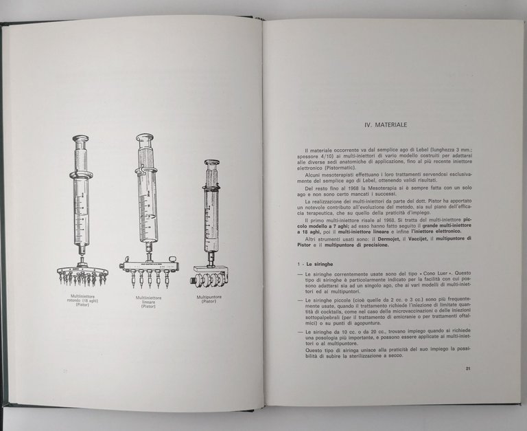 MESOTERAPIA E MICROPUNTURA di Enrico Italia 1982 Editoriale Espansione Libro