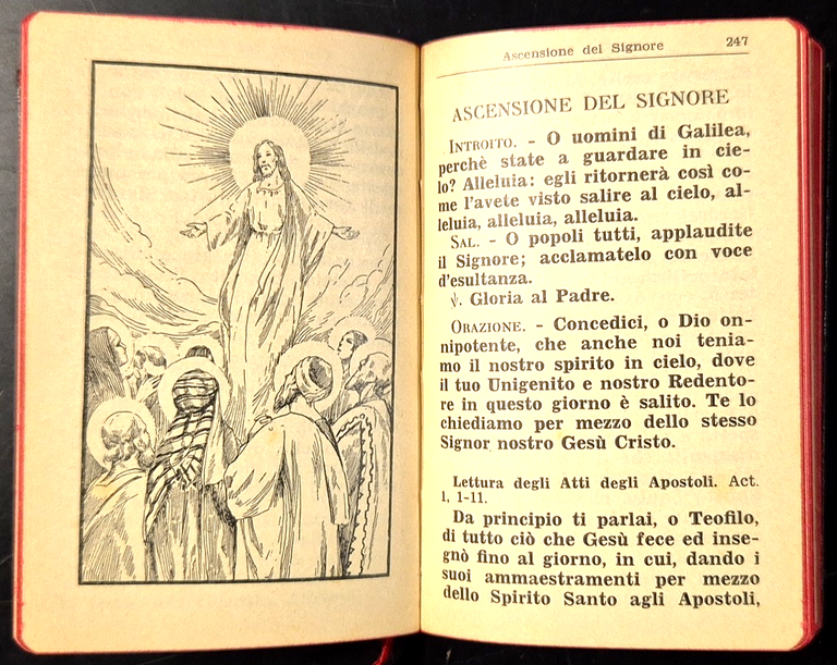 MESSALE FESTIVO edizione a caratteri grandi di Antonio Mastrorigo 1961 …