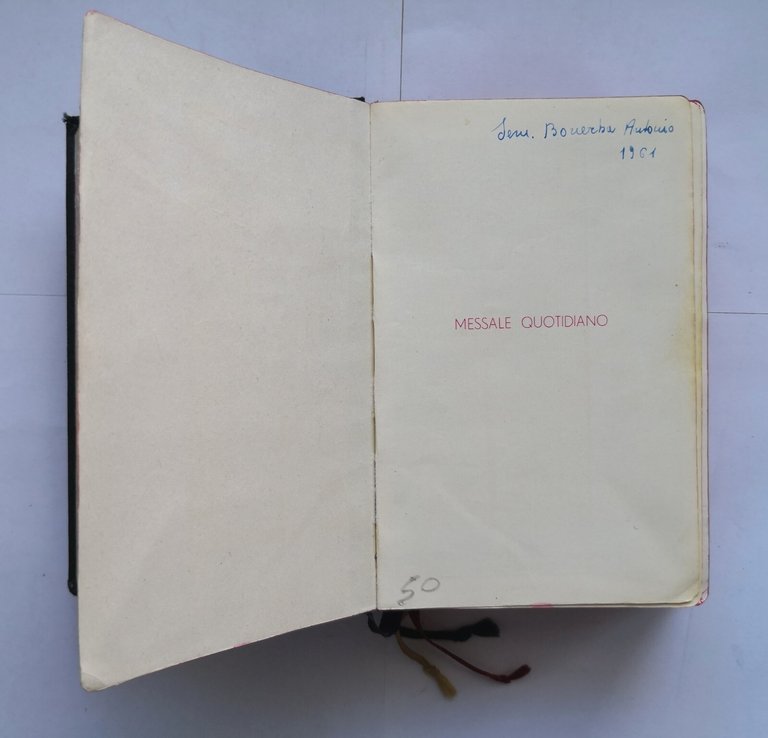 MESSALE QUOTIDIANO latino italiano cura di Franco 1961 Edizioni Liturgiche …