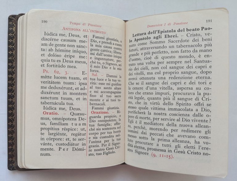MESSALE ROMANO FESTIVO 1964 Edizioni Paoline latino italiano libro chiesa