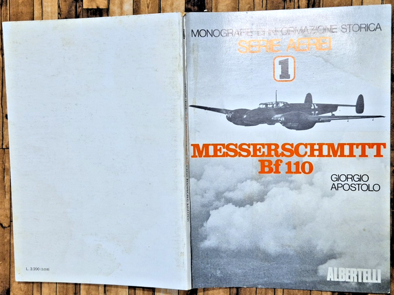 MESSERSCHMITT BF 110 di Giorgio Apostolo 1977 Albertelli Serie Aerei … | Immagine Gallery 2