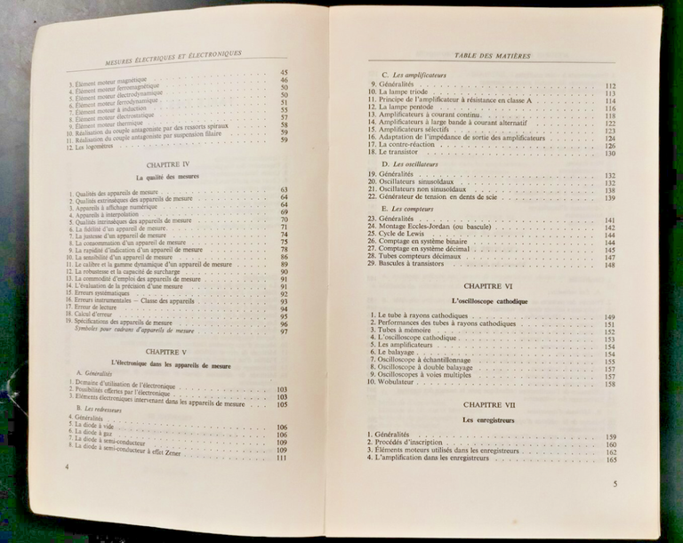 MESURES ELECTRIQUES ET ELECTRONIQUES di Jacques Thurin 1964 Eyrolles libro | Immagine Gallery 5