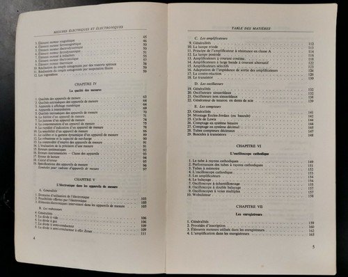 MESURES ELECTRIQUES ET ELECTRONIQUES di Jacques Thurin 1964 Eyrolles libro