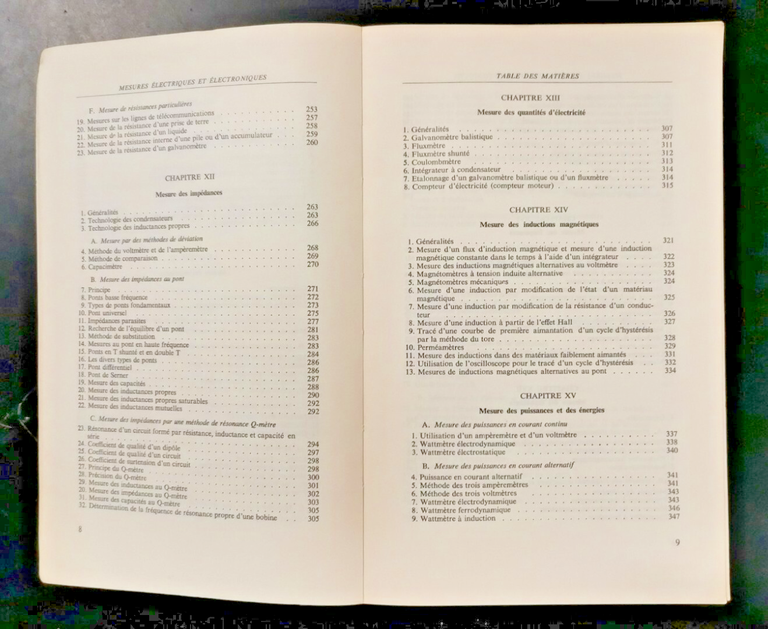MESURES ELECTRIQUES ET ELECTRONIQUES di Jacques Thurin 1964 Eyrolles libro | Immagine Gallery 7