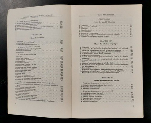 MESURES ELECTRIQUES ET ELECTRONIQUES di Jacques Thurin 1964 Eyrolles libro