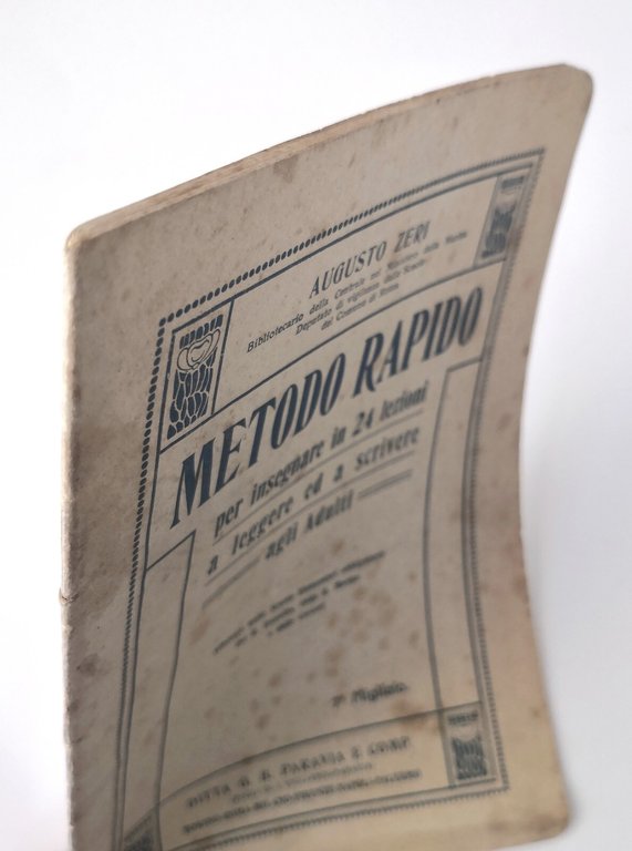 METODO RAPIDO per insegnare leggere e scrivere agli adulti di …