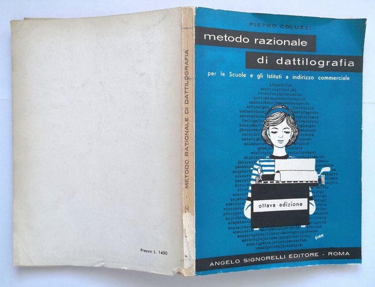 METODO RAZIONALE DI DATTILOGRAFIA di Pietro Coluzzi libro Angelo Signorelli