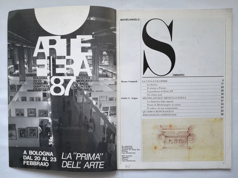 MICHELANGELO di Giulio Argan e Bruno Contardi 1987 Giunti rivista …