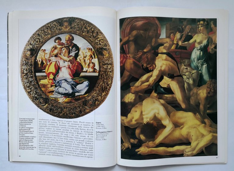 MICHELANGELO di Giulio Argan e Bruno Contardi 1987 Giunti rivista …