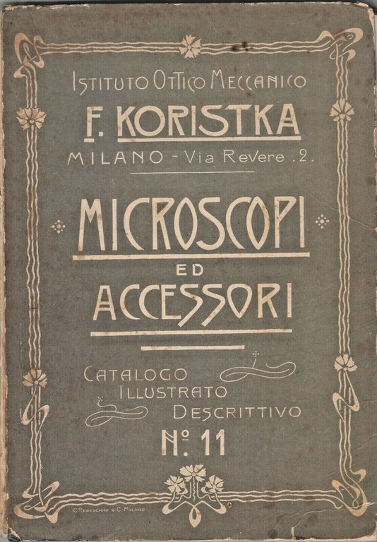 MICROSCOPI ED ACCESSORI Koristka istituto ottico meccanico 1903 Catalogo libro | Immagine Gallery 1