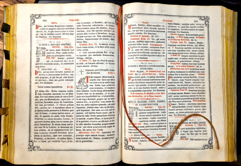 MISSALE ROMANUM decreto sacrosanti concilii tridentini Pii V 1858 Libro …