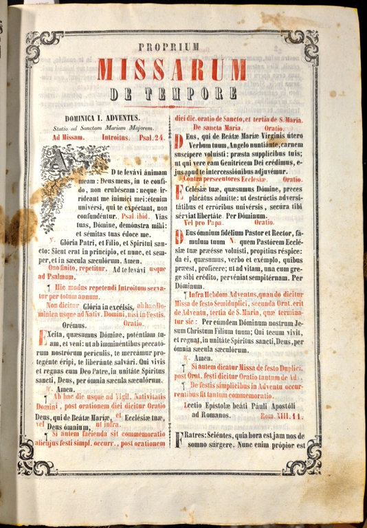 MISSALE ROMANUM decreto sacrosanti concilii tridentini Pii V 1858 Libro …