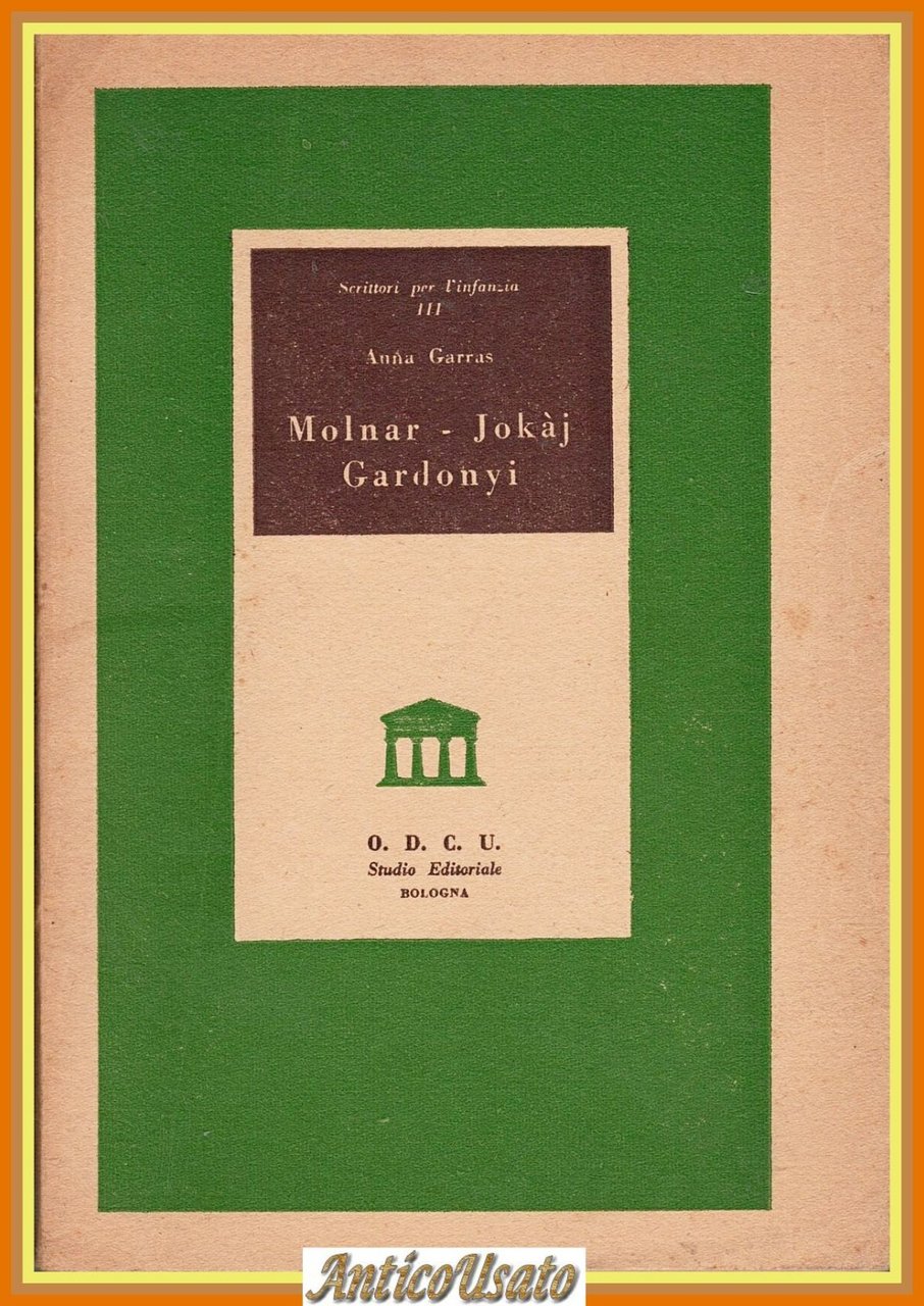MOLNAR JOKÀJ GARDONYI di Anna Garras ODCU Studio Editoriale Bologna … | Immagine principale