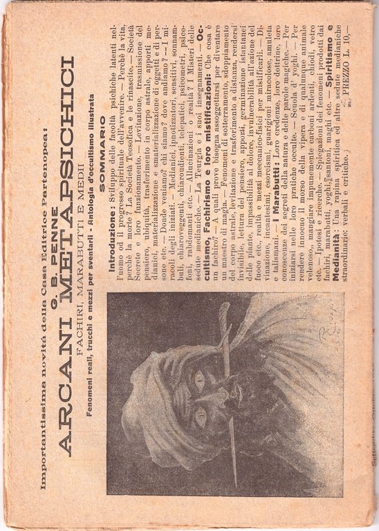 MONDO OCCULTO rivista iniziatica esoterico spiritica 1925 ANNATA COMPLETA vintag