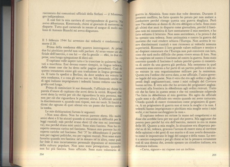 Montanelli Narratore PRIMA Edizione Rizzoli 1988 libro Indro giorno di …