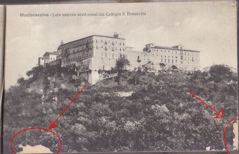 MONTECASSINO Scuola Collegio San Benedetto libretto 18 cartoline vintage '900