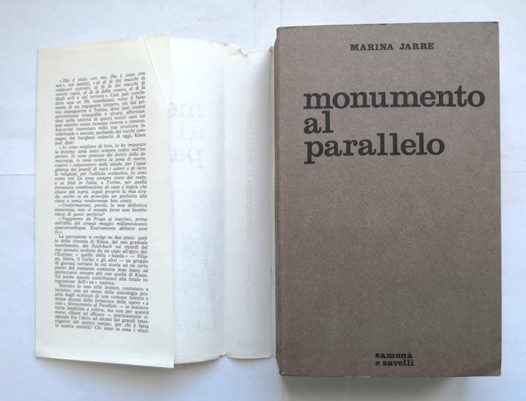 MONUMENTO AL PARALLELO di Marina Jarre 1968 Samonà e Savelli …