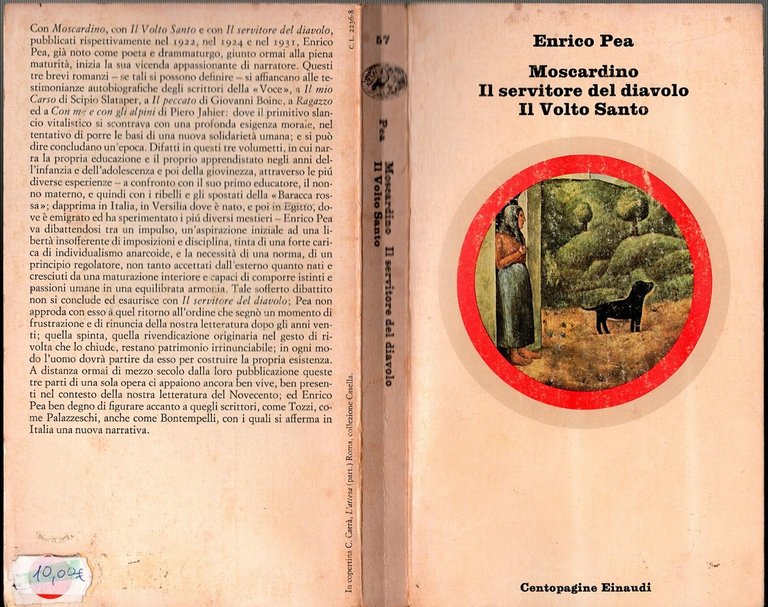 MOSCARDINO IL SERVITORE DEL DIAVOLO VOLTO SANTO di Enrico Pea …