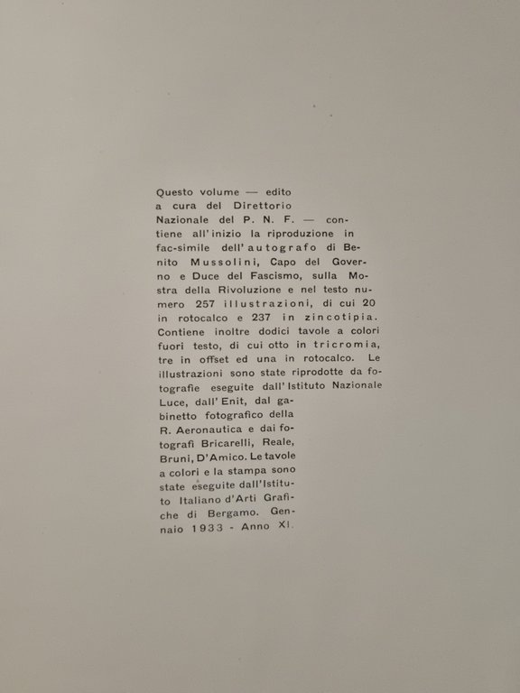 MOSTRA DELLA RIVOLUZIONE FASCISTA 1933 PNF decennale Marcia Roma Fascismo … | Immagine Gallery 5