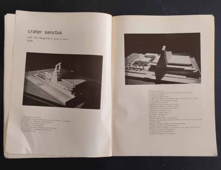 MOSTRA PER UNA CHIESA selezione progetti concorso parrocchia Massafra 1969 …