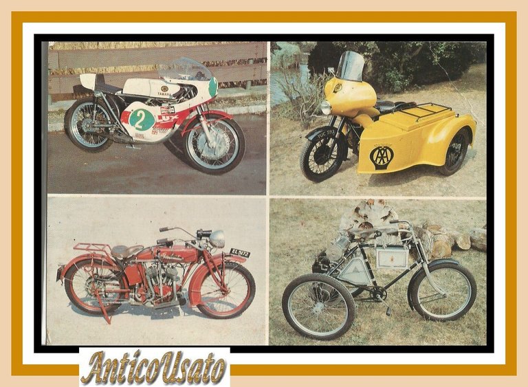 MOTOCICLETTE motor cycle CARTOLINA 1978 Viaggiata Vintage Moto Yamaha BSA … | Immagine Gallery 1