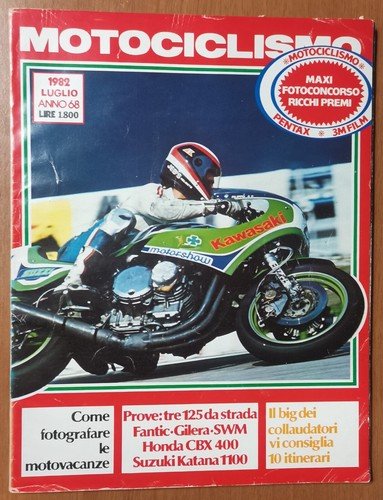 MOTOCICLISMO rivista 12 numeri 1982 1983 1984 moto Lotto Blocco …