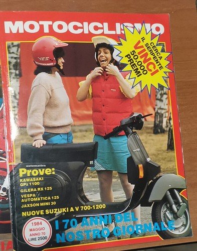 MOTOCICLISMO rivista 12 numeri 1982 1983 1984 moto Lotto Blocco …
