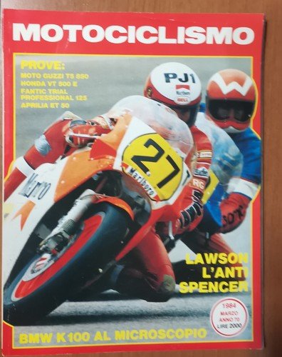 MOTOCICLISMO rivista 12 numeri 1982 1983 1984 moto Lotto Blocco …
