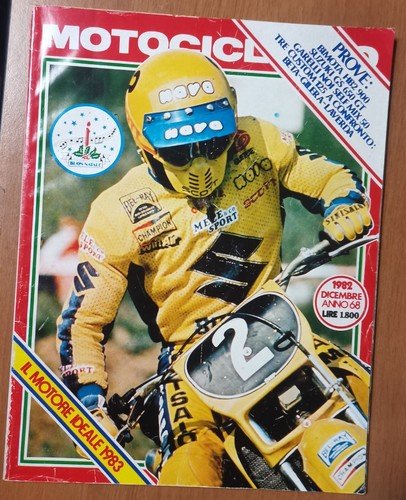 MOTOCICLISMO rivista 12 numeri 1982 1983 1984 moto Lotto Blocco …