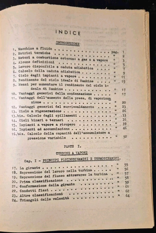 MOTORI A VAPORE di Antonio Capetti 1953 Libreria Tecnica Libro …