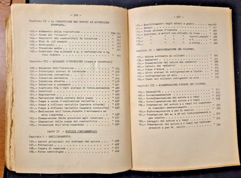 MOTORI ALTERNATIVI A COMBUSTIONE INTERNA di Capetti 1954 Giorgio Libro …
