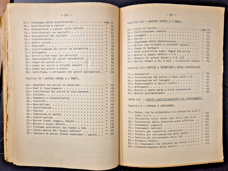MOTORI ALTERNATIVI A COMBUSTIONE INTERNA di Capetti 1954 Giorgio Libro …