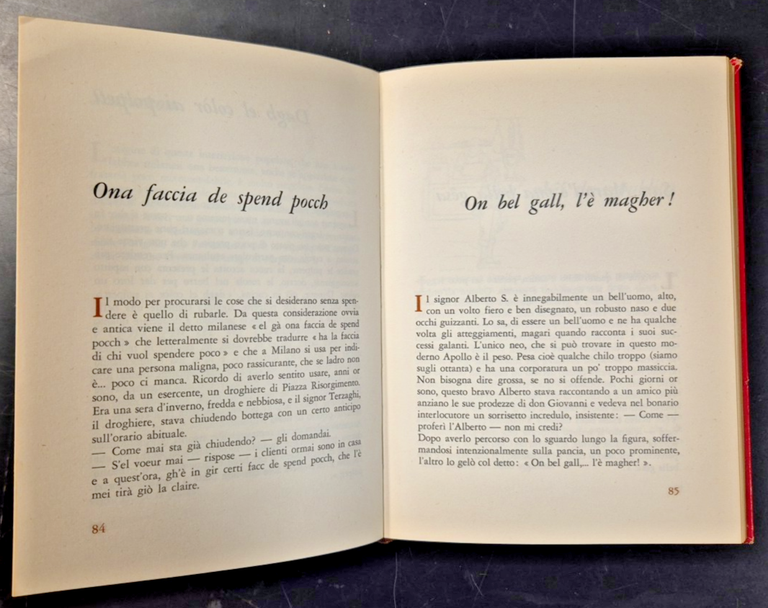 MOTTI E DETTI MILANESI di Torquato 1965 Edizione De L’informatore …