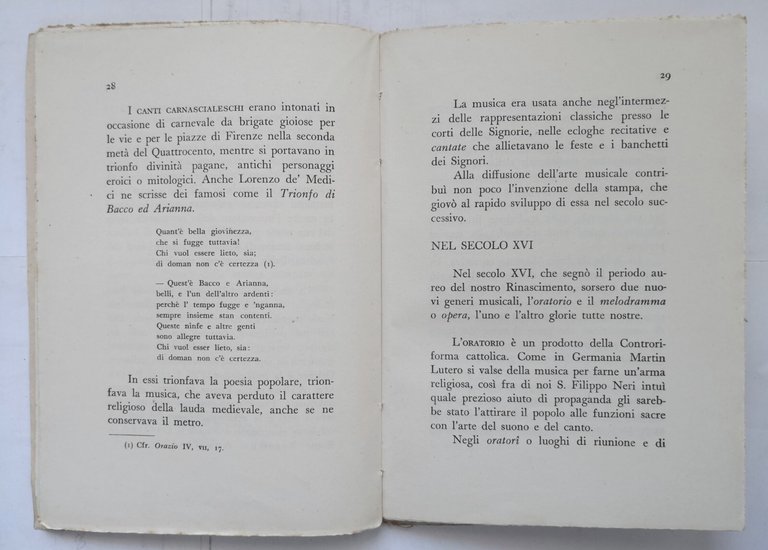 MUSICA E POESIA di Emilio Santini 1941 Trimarchi Libro scolastico …