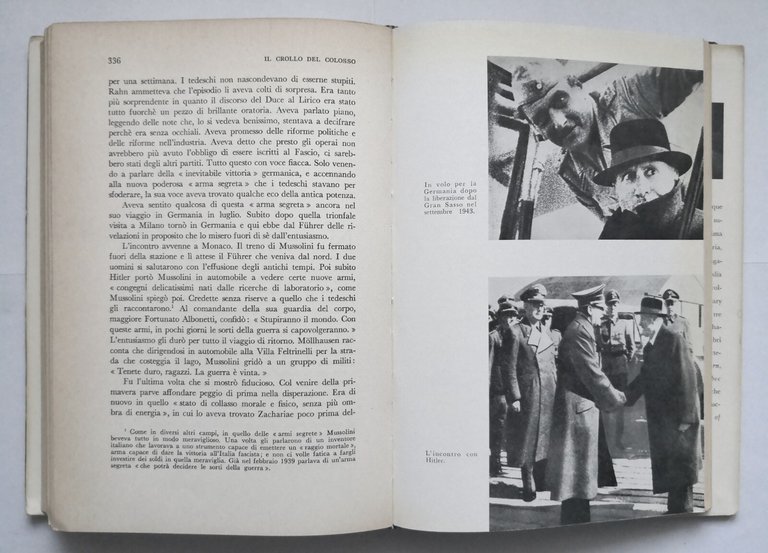 MUSSOLINI di Christopher Hibbert 1962 Garzanti Libro Biografia fascismo Benito