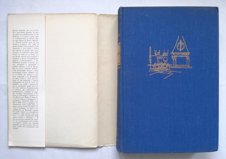 MUSSOLINI di Christopher Hibbert 1962 Garzanti Libro Biografia fascismo Benito