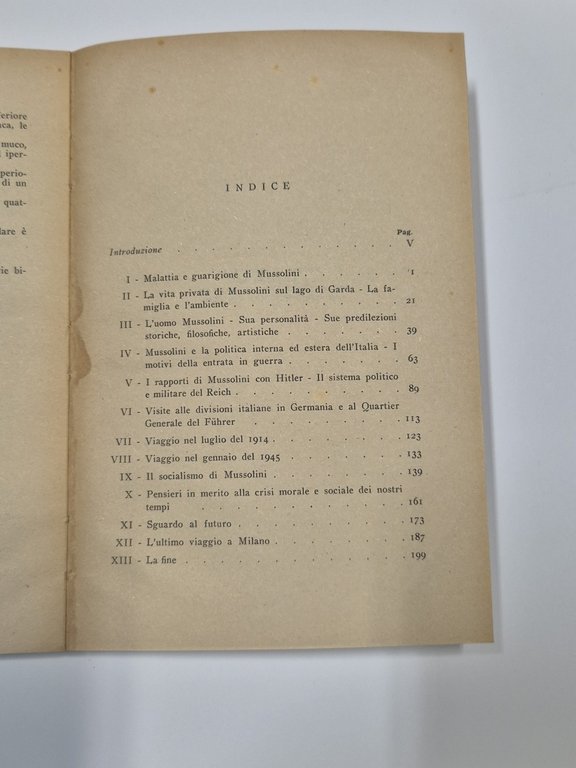 MUSSOLINI SI CONFESSA di Georg Zachariae 1948 Garzanti Libro rivelazioni … | Immagine Gallery 6