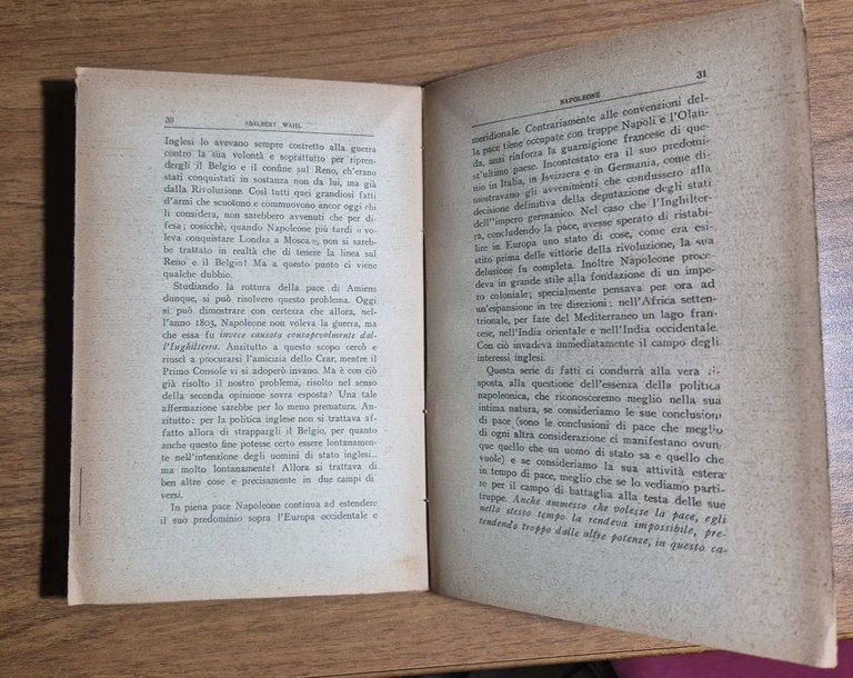 NAPOLEONE di A Wahl 1927 La nuova Italia editrice Libro …