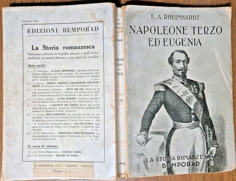 NAPOLEONE TERZO ED EUGENIA di E A Rheinhardt 1933 Bemporad … | Immagine Gallery 3
